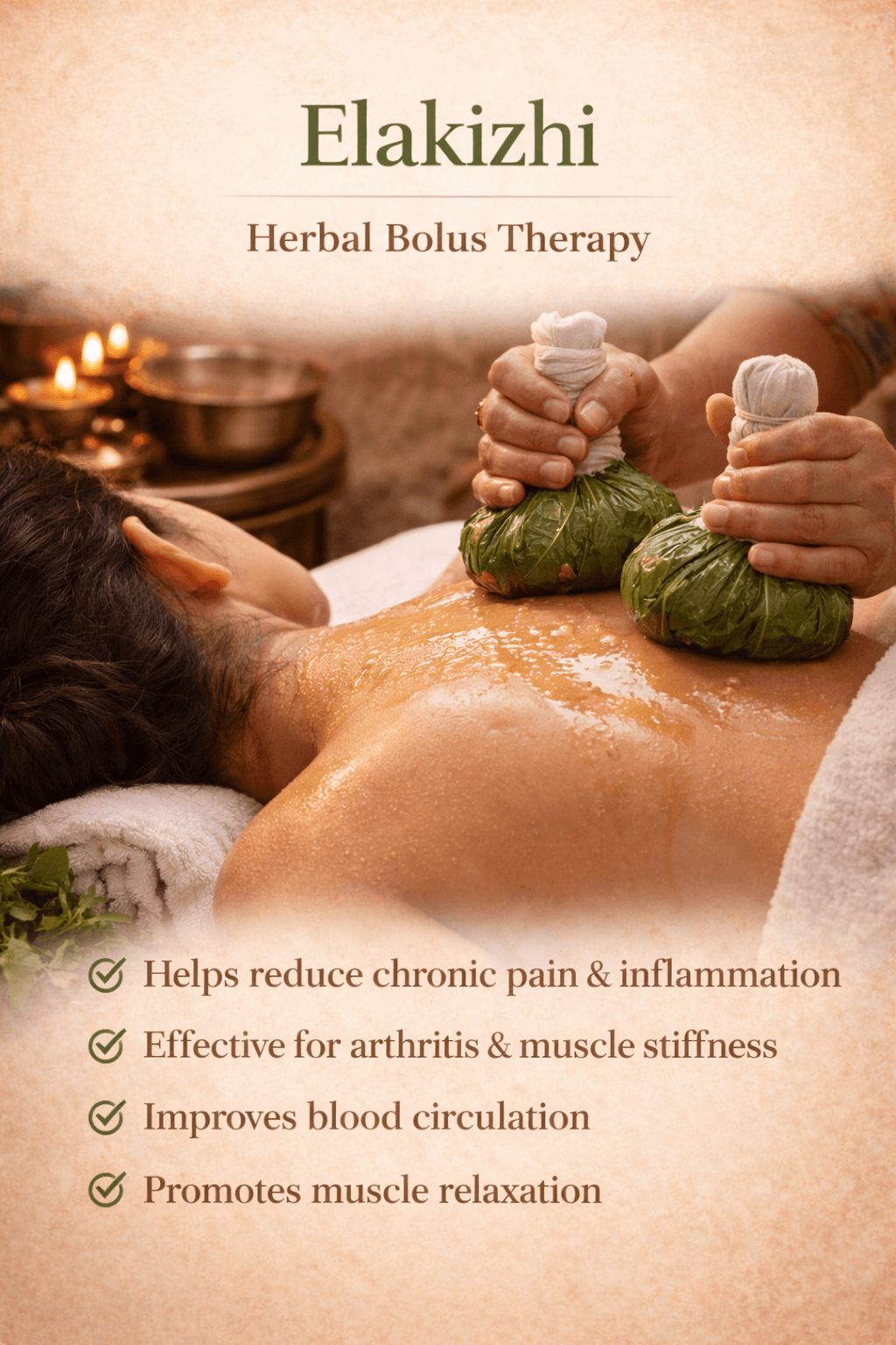 Elakizhi – Ayurvedic Herbal Leaf Bolus Therapy